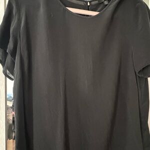 J. Crew Black Short Sleeve Top
